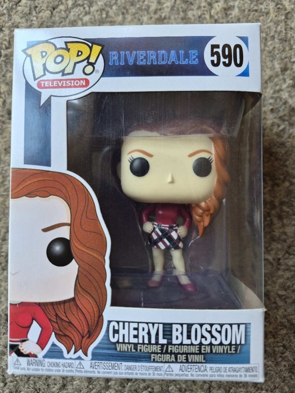 Funko Pop Vinyl Figure - Riverdale, Cheryl Blossom - Television Edition (#590)
